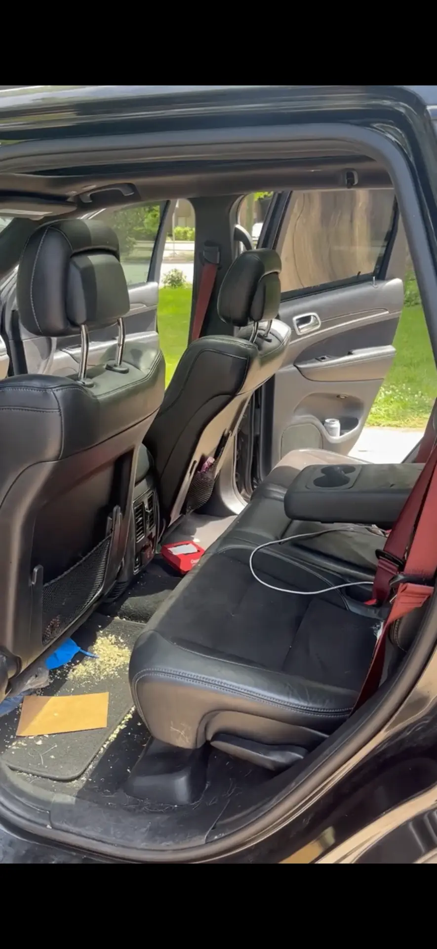 Jeep Grand Cherokee back seats before